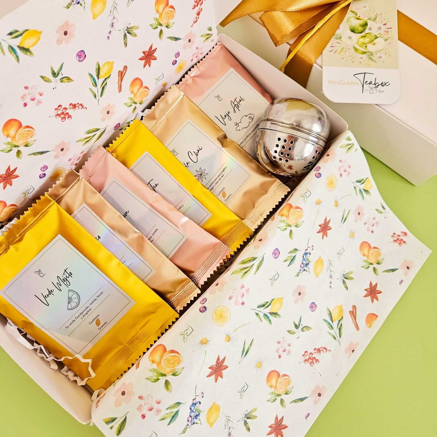 Mini Golden Teabox