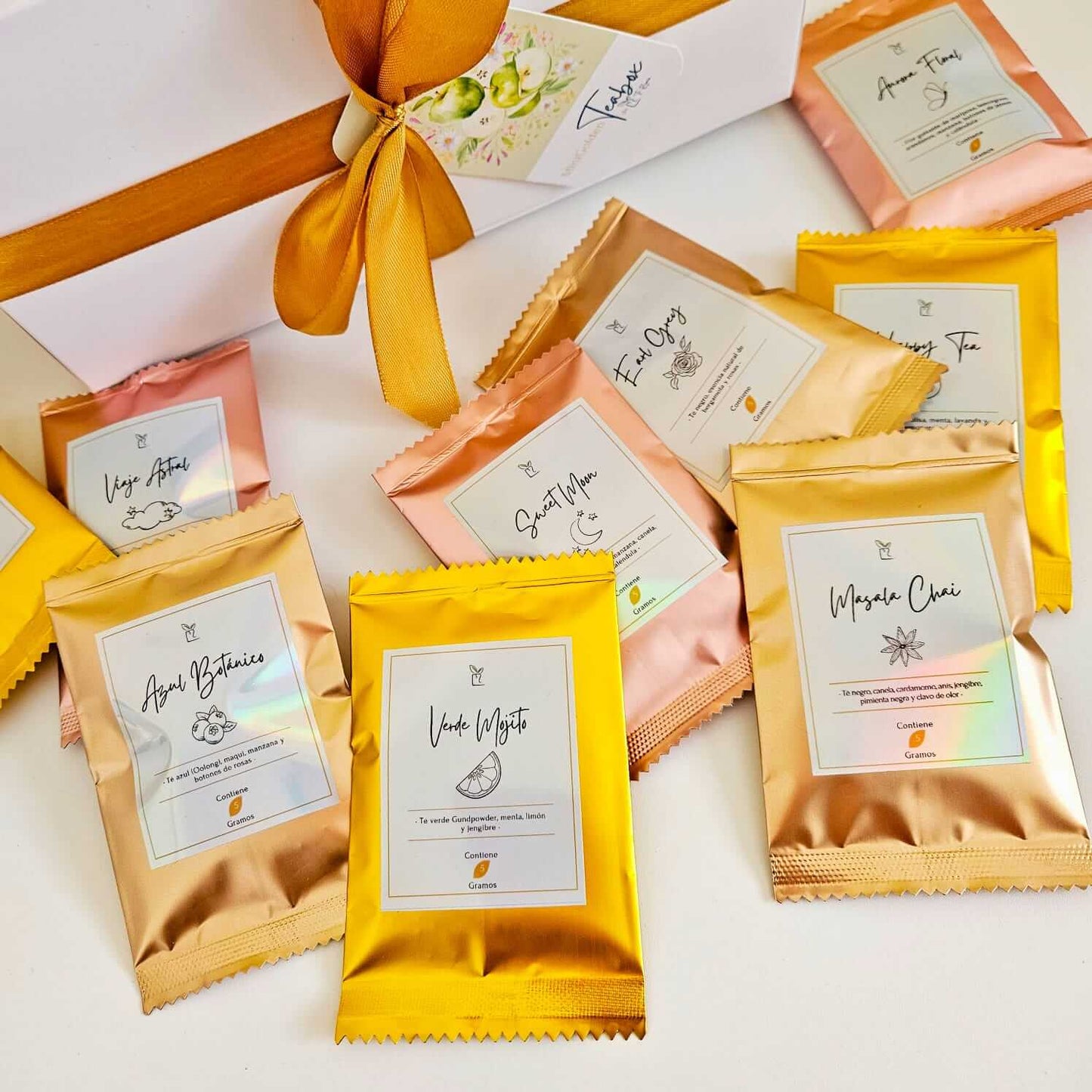 Mini Golden Teabox