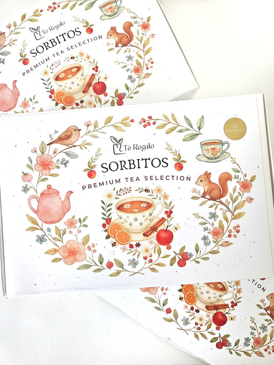 ¡NUEVO! 30 Sorbitos - Tea Selection (Mix Bolsitas Pirámides)